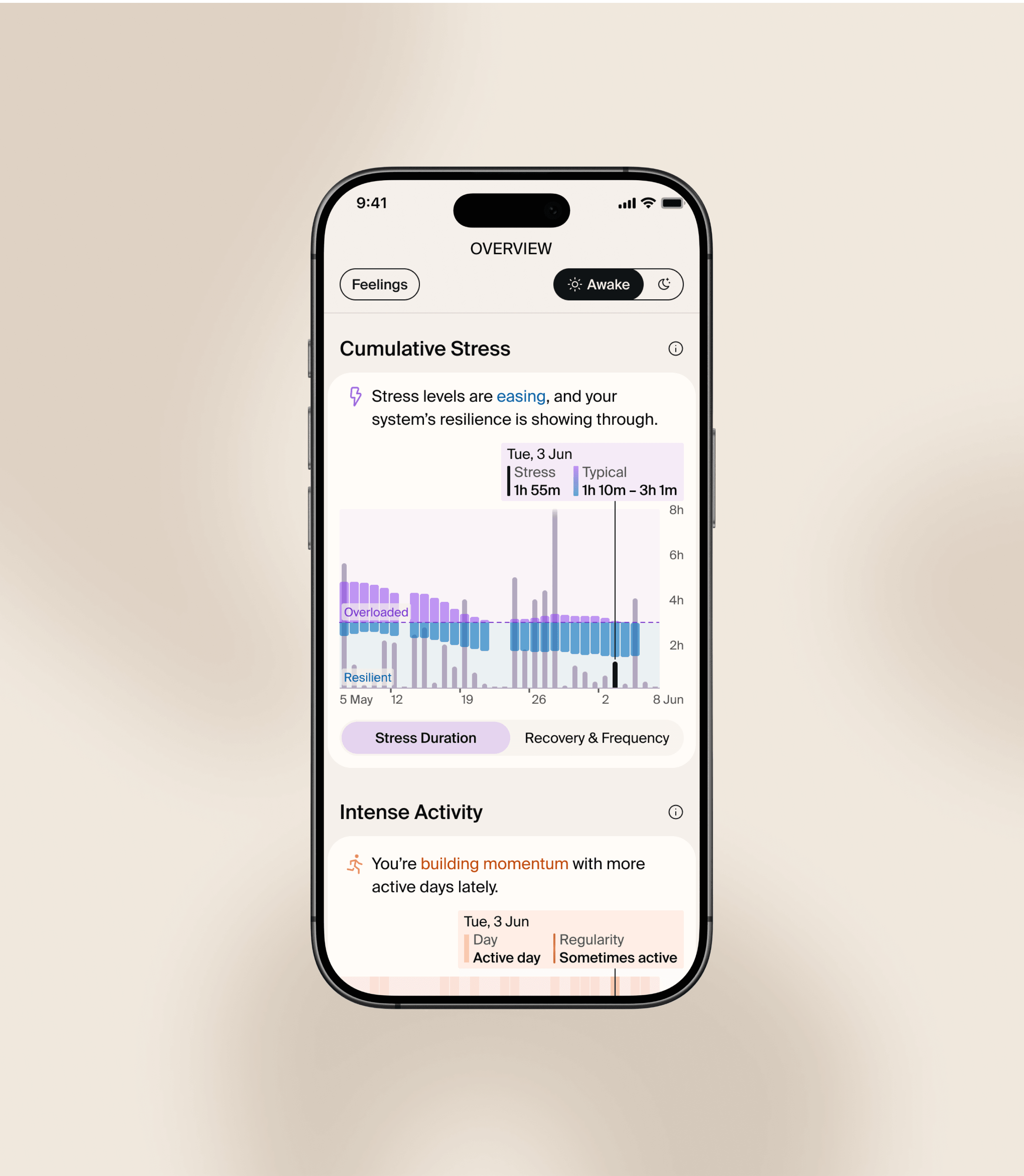 Polsen app – Watch your long-term trends