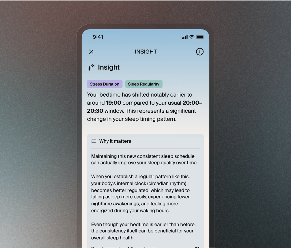 App interface